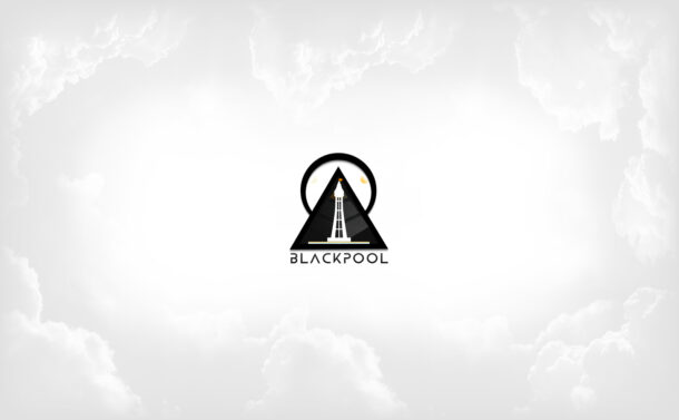 Banner Clouds Icon Logo Blackpool